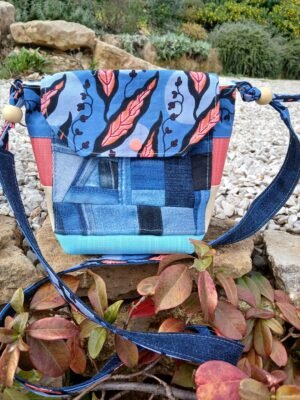 Sac Bandoulière multipoches patchwork