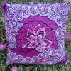 Housse coussin Licorne rose