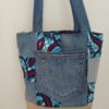 Sac Patchwork carrés Wax et jean