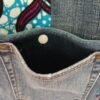 Sac Patchwork carrés Wax et jean