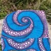 Housse coussin Etoile bleu et rose