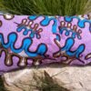 Housse coussin Dog Français parme