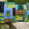 Housse coussin Ananas vert et jaune