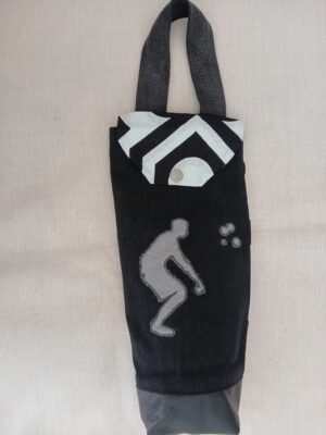 Sac pétanque noir et blanc