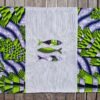 Set de table vert et parme