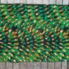 Set de table vert et marron