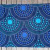 Set de table turquoise et bleu