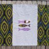 Set de table violet et jaune