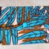 Porte-monnaie Multifonction Turquoise et brun