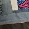 Sac fourre tout réversible simili wax patchwork rose et bleu
