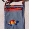 Pochette Bandoulière 3 poches Tortue