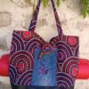 Sac de yoga / rose et violet Grand modèle