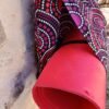 Sac de yoga / rose et violet Grand modèle