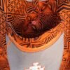 Sac de yoga / sport orange et marron Petit modele