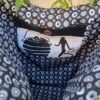 Sac fourre tout  simili wax XXL noir et blanc