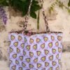 Sac fourre tout réversible wax rose et vert