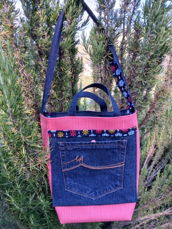 20250701_175220 Sac poche patchwork vinyle marin corail