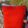 Sac Bandoulière multipoches chat rouge