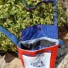 Sac Bandoulière multipoches chat rouge