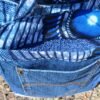 Sac bleu roi poche patchwork en jean
