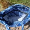 Sac bleu roi poche patchwork en jean