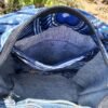 Sac bleu roi poche patchwork en jean