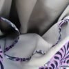 Sac de yoga / parme et gris Grand modèle