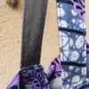 Sac de yoga / parme et gris Grand modèle
