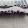 Portefeuille multi poches gris et parme
