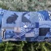 Housse coussin Lapin bleu