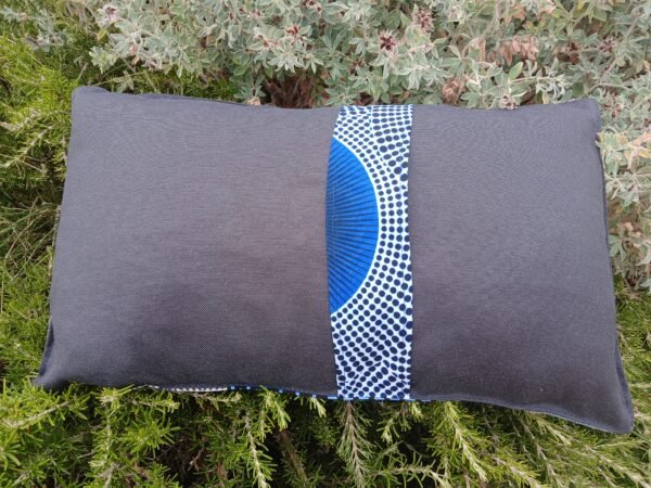 Housse coussin Lapin bleu