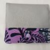 Portefeuille multi poches gris et parme