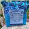 Sac poche brodée Chat