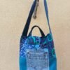 Sac poche brodée Chat