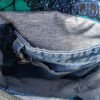Sac poche brodée Chat