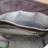 Sac beige poches patchwork