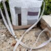 Sac beige poches patchwork