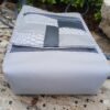 Sac gris poche patchwork