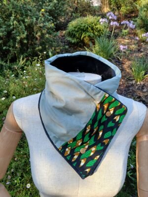 Cache cou Uni et Wax Vert