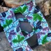 Porte tarte turquoise et vert