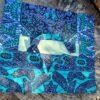 Porte tarte bleu et vert