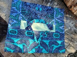 Porte tarte bleu et vert