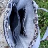 Sac gris poche patchwork 2