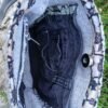 Sac gris poche patchwork 2