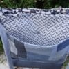 Sac gris poche patchwork 2