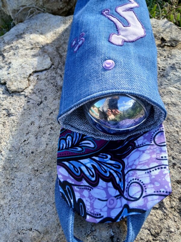 Sac pétanque parme et bleu