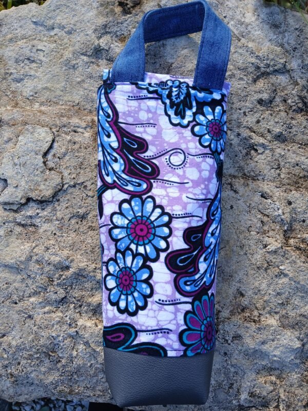 Sac pétanque parme et bleu