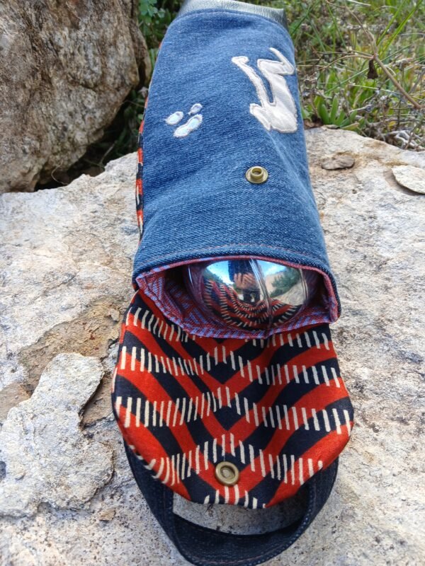 Sac pétanque brun et noir