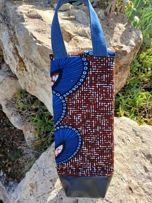 Sac pétanque bleu et marron