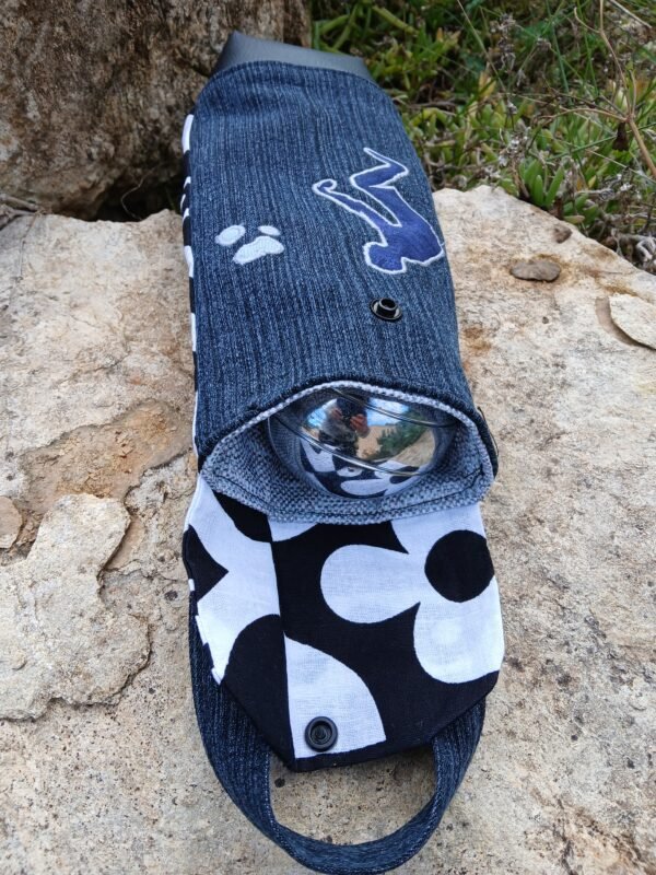 Sac pétanque noir et blanc